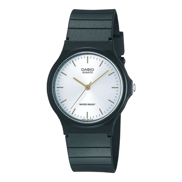 Casio MQ-24-7E2 black and white analog watch