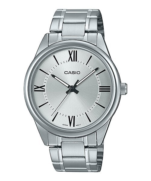 Casio MTP-V005D-7B5 silver steel analog watch