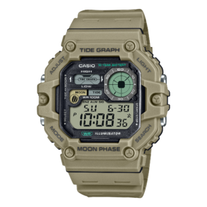 Casio WS-1700H-5A sand beige digital watch