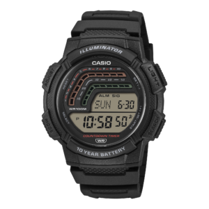 Casio WS-1800-1A black digital watch