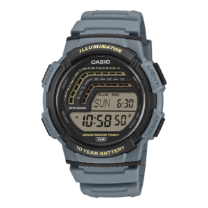 Casio WS-1800-2A slate grey digital watch