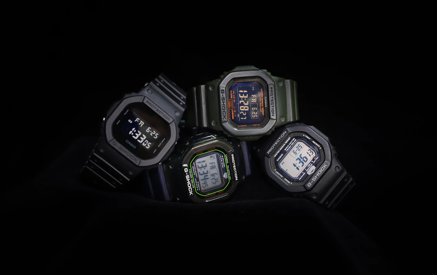 Casio G-Shock digital watches